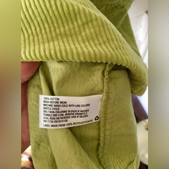 Wild Fable Lime Green Corduroy Mini Dress - Picture 9 of 12